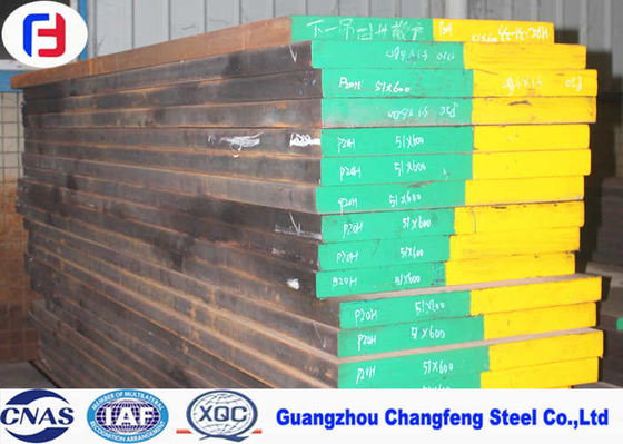 Flat Bar Plastic Mold Steel 1.2311 / 3Cr2Mo Density 7861 Kg/M³ With QT Treatment
