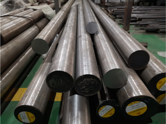 4Cr13 1.2083 420 S136 Alloy Tool Steel / Stainless Steel Round Bar Annealing +Q+T